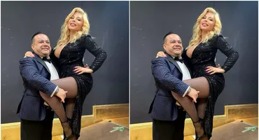 Momentul în care Adrian Minune o sărută pasional pe Loredana: ”Nevasta lui ce a zis?”