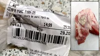 Ce a primit, de fapt, un bucureștean după ce a cumpărat o bucată de ceafă de porc dintr-un celebru supermarket din Capitală