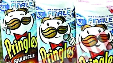 Ingropat intr-o cutie de chipsuri