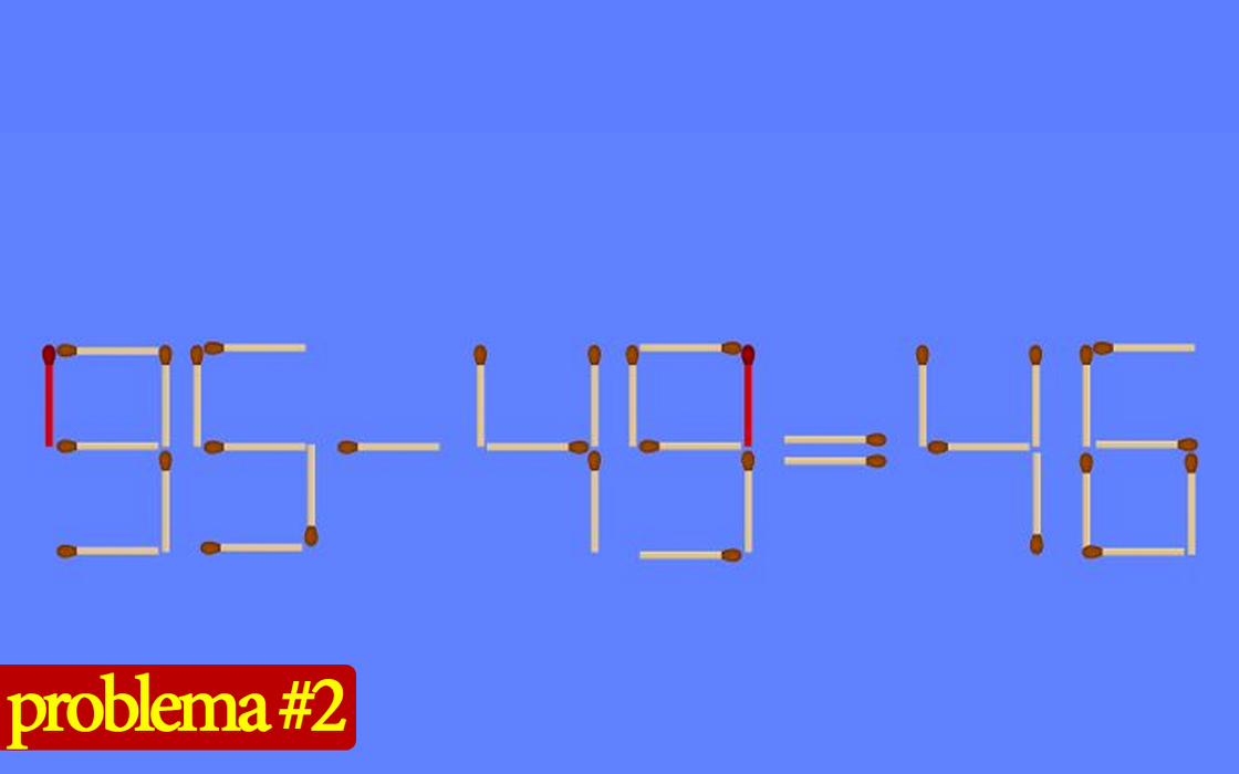 Test IQ cu 10 probleme cu chibrituri | Prima: Adăugați 1 băț pentru a corecta egalitatea 5-3+6=9