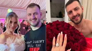 Oana Radu și Șerban Balaban s-au căsătorit în mare SECRET! Primele imagini cu rochia de mireasă ATIPICĂ a artistei