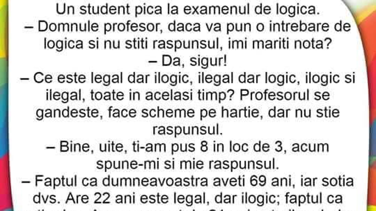 BANC | Ce este legal dar ilogic, ilegal dar logic, ilogic și ilegal, toate în același timp?
