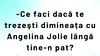 BANCUL ZILEI | „Ce faci dacă dimineața te trezești cu Angelina Jolie lângă tine-n pat?”