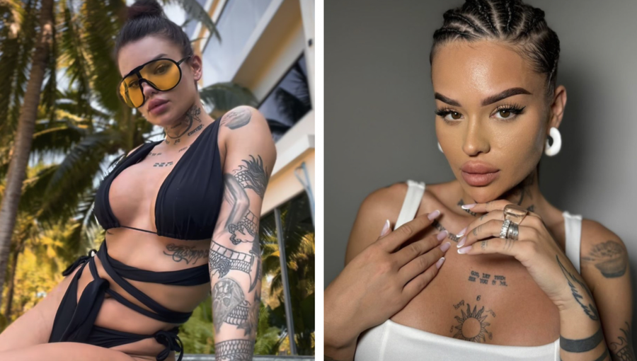 Diandra înainte și după Insula Iubirii/foto: Instagram