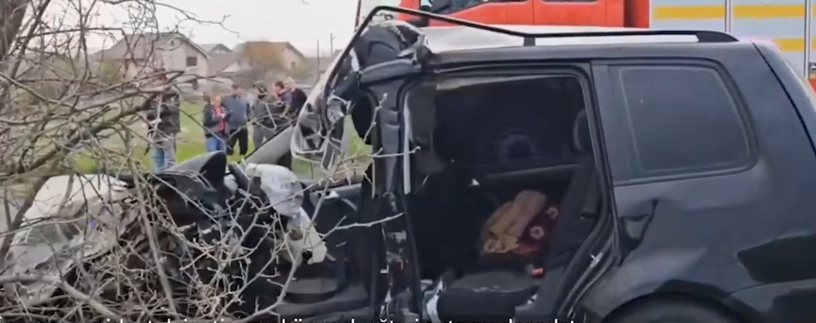 Filmul tragediei din Lumina. Primele imagini cu momentul accidentului în care Nicoleta și Valentin și-au pierdut viața