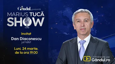 Marius Tucă Show  începe luni, 24 martie, de la ora 19.00, live pe gândul.ro.  Invitați: Dan Diaconescu, H.D. Hartmann