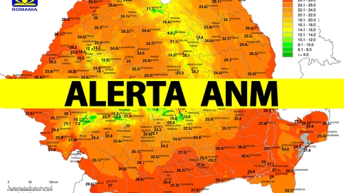 Surpriză de la ANM! Ce se întâmplă cu vremea în România