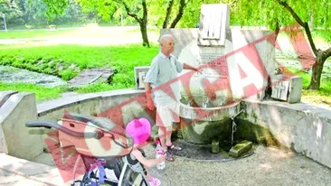 Apa contaminata, In fantanile publice din Craiova