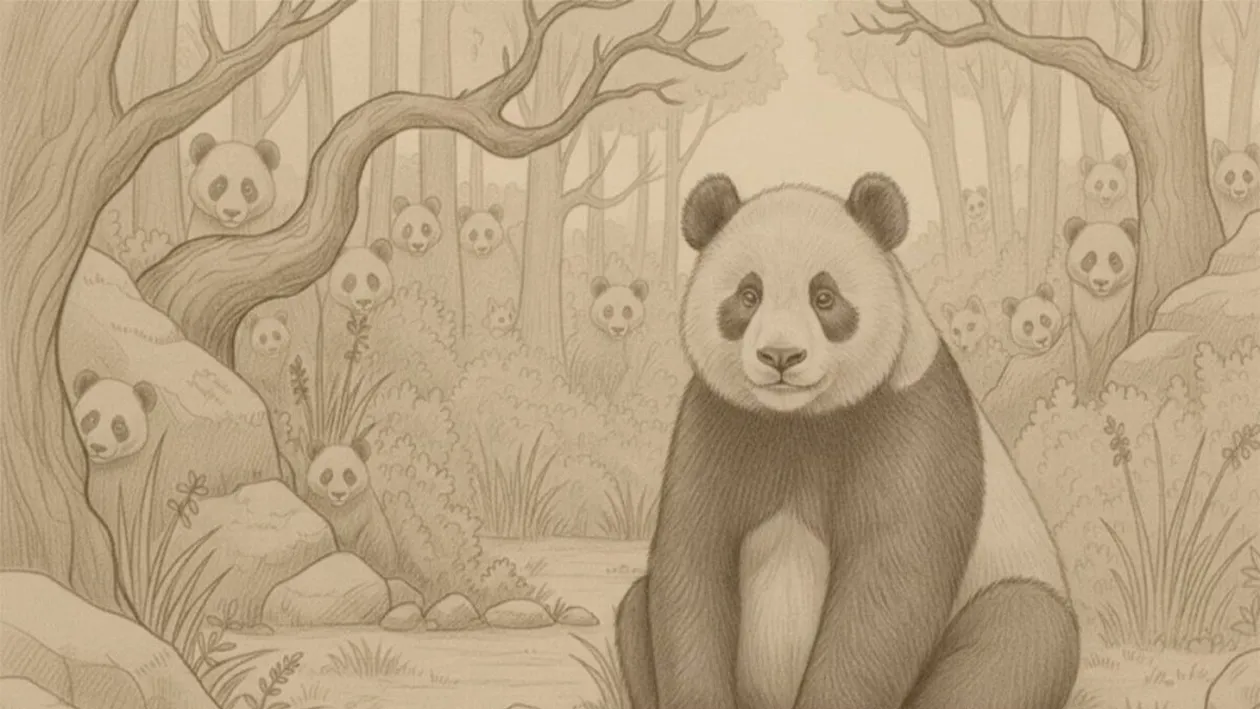 Test de perspicacitate | Câți ursuleți panda sunt, în total, în această poză?