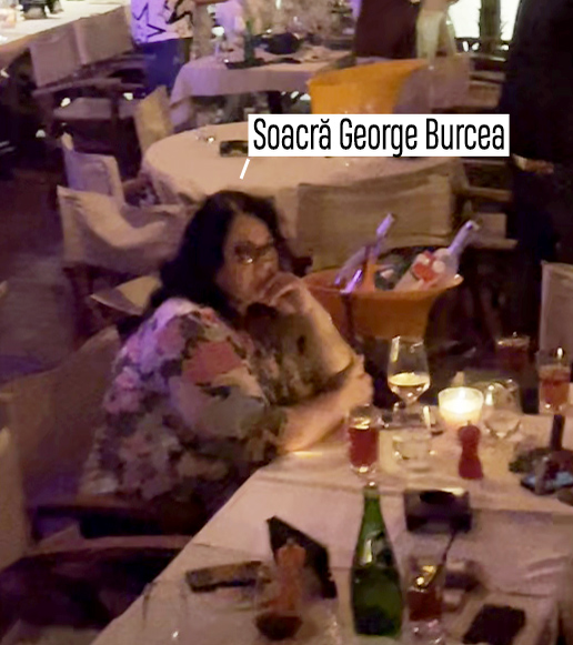 Soacra lui George Burcea nu refuză o petrecere pe cinste