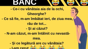 BANC | „Ce-i cu vânătaia aia de la ochi, Gheorghe?”