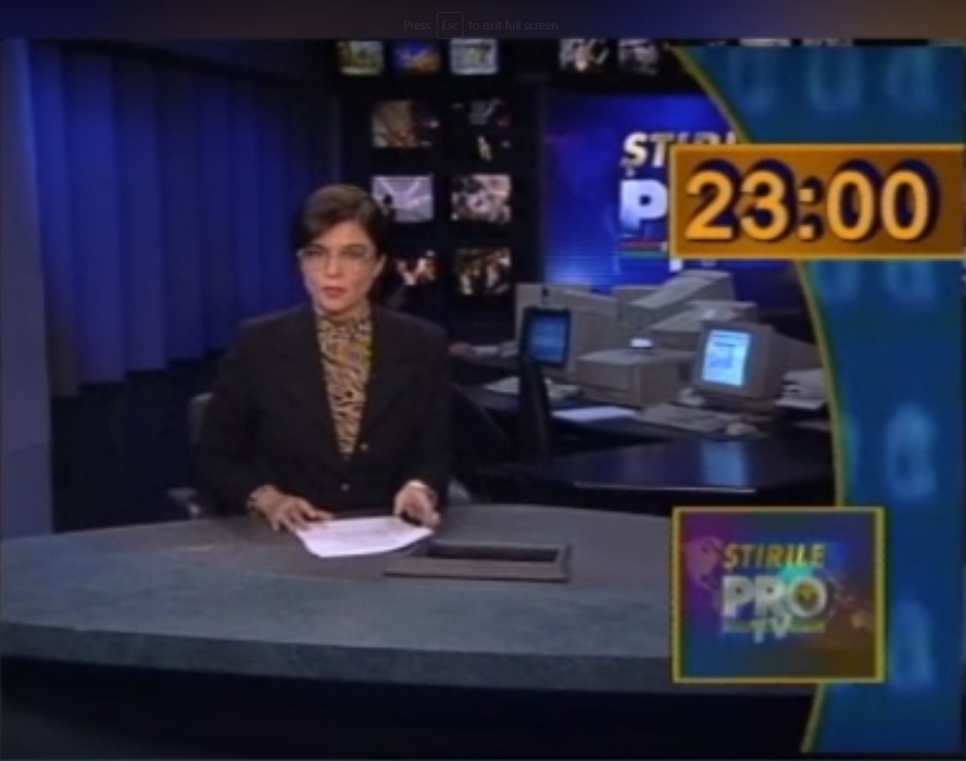 Imagini de colecție cu Cristina Țopescu la Pro TV, alături de Andreea Esca