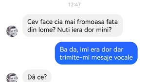 Bancul începutului de martie | "Nuți iera dor mini?"