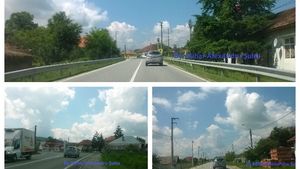 Primele imagini cu Dacia Kwid. Şoferii au filmat noul model camuflat, pe o şosea din Gorj