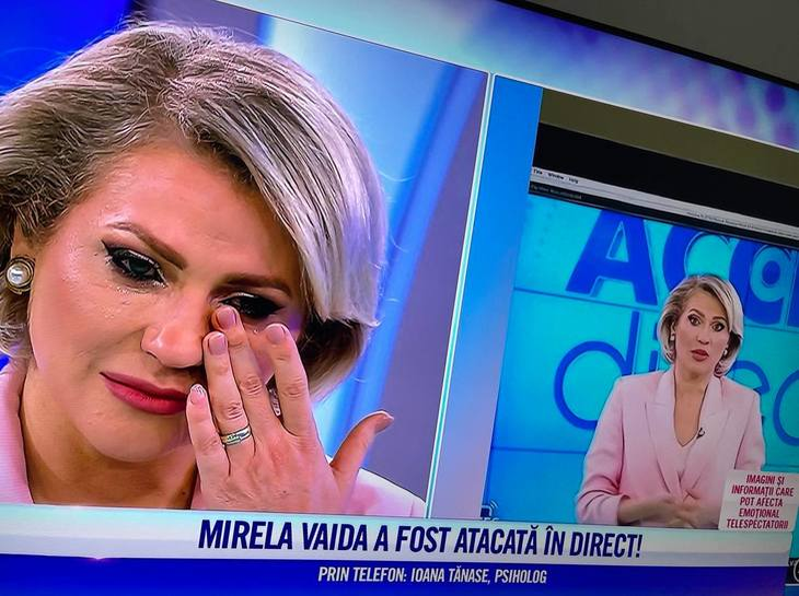 Mirela Vaida, recunoscătoare față de cameramanul care a salvat-o de furia atacatoarei: “Vlad e primul care a reușit să o oprească”