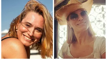 Imagini rare cu Andreea Esca. Vedeta ProTV s-a dus la plajă și a renunțat la sutien. FOTO