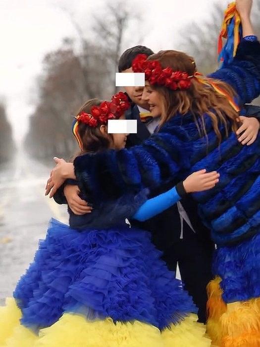 Apariţia Vioricăi Oborceanu la parada de 1 Decembrie. Foto: Instagram