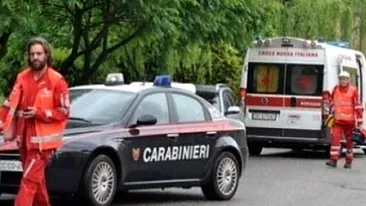 Accident rutier în Italia: Un român a murit şi alti 10 sunt grav răniti