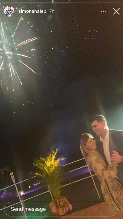 Simona Halep și Toni Iuruc, pe terasa casei lor