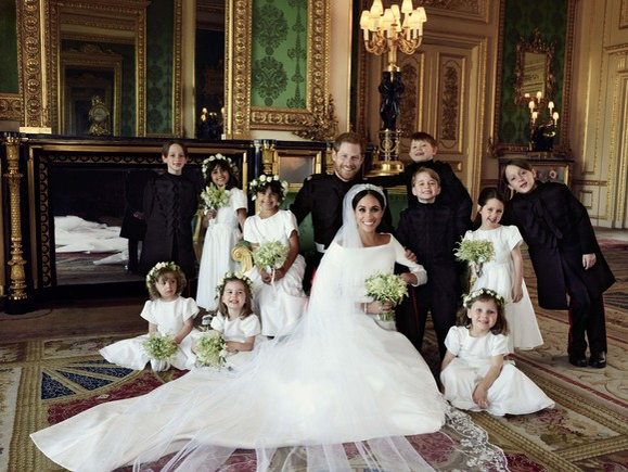 Primele imagini oficiale de la nunta regală