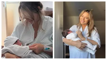 Laura Cosoi, imagini emoționante imediat după ce a devenit mamă pentru a cincea oară. Cum a apărut soțul ei după naștere