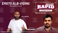 EXCLUSIV RAPID cu Vasile Maftei + Daniel Niculae începe la ora 16:00 pe canalul de YouTube - ProSport