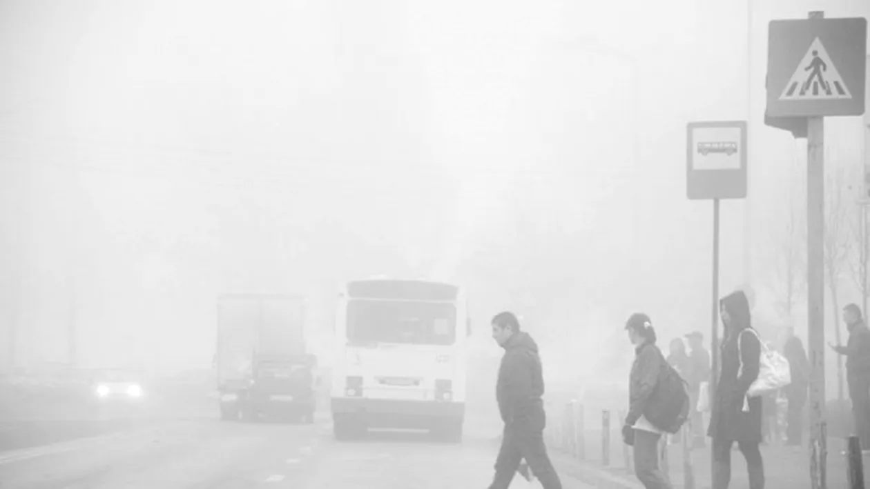 Cod galben de ceață în București. Până la ce oră este valabil avertismentul meteorologilor