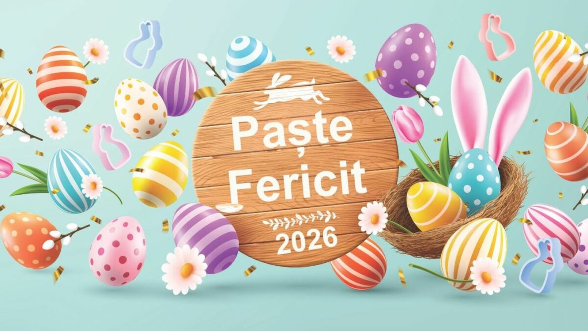 Paște Fericit 2026! Cele mai frumoase mesaje, urări și felicitări cu imagini pentru familie și prieteni