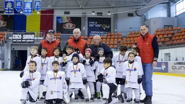 Echipele Telekom și Dedeman au obținut rezultate excepționale la Campionatul de Hochei pe Gheață „Cupa 100 România Baby Wolves”