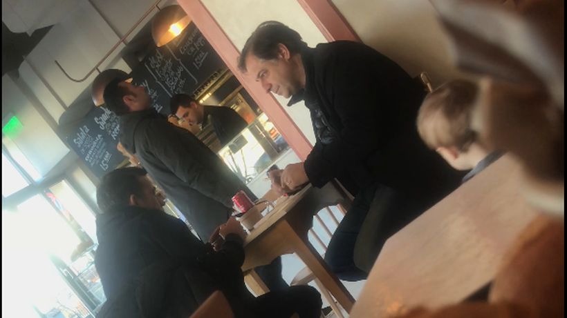 VIDEO EXCLUSIV. Soţul milionar al Andreei Esca are pofte suspecte… 5 grade!