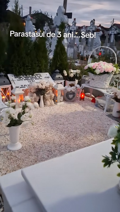 Mormântul lui Sebastian Olariu, tânărul ucis de Vlad Pascu