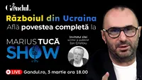 Marius Tucă Show – ediție specială ”Războiul din Ucraina” pe GÂNDUL.RO