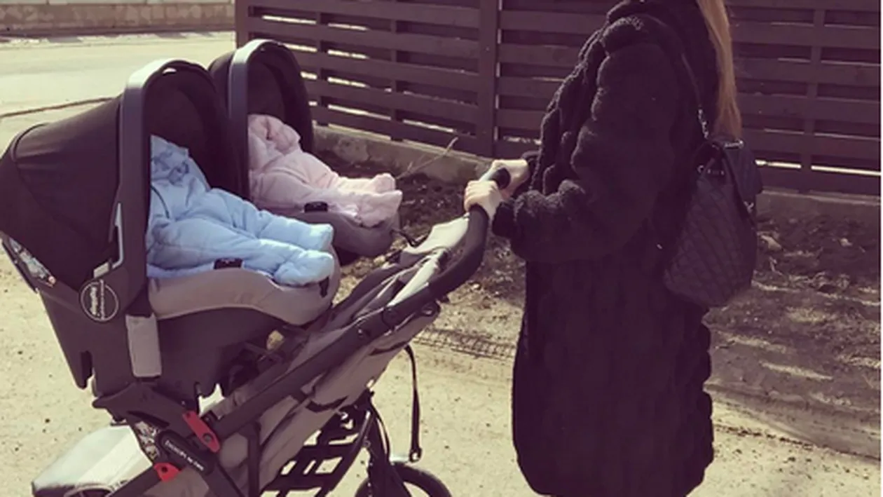 MARINA DINA şi-a revenit miraculos la trei luni de când a născut gemeni!