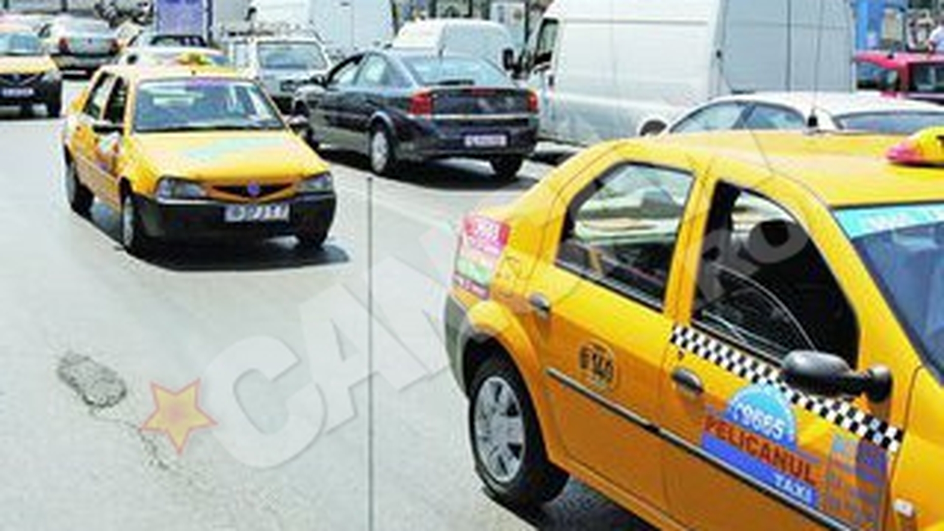 Atacat de taximetristii "Pelicani"