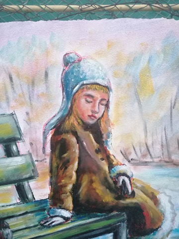 Artistul a realizat opere inedite pentru a înfrumuseța faleza râului Olănești