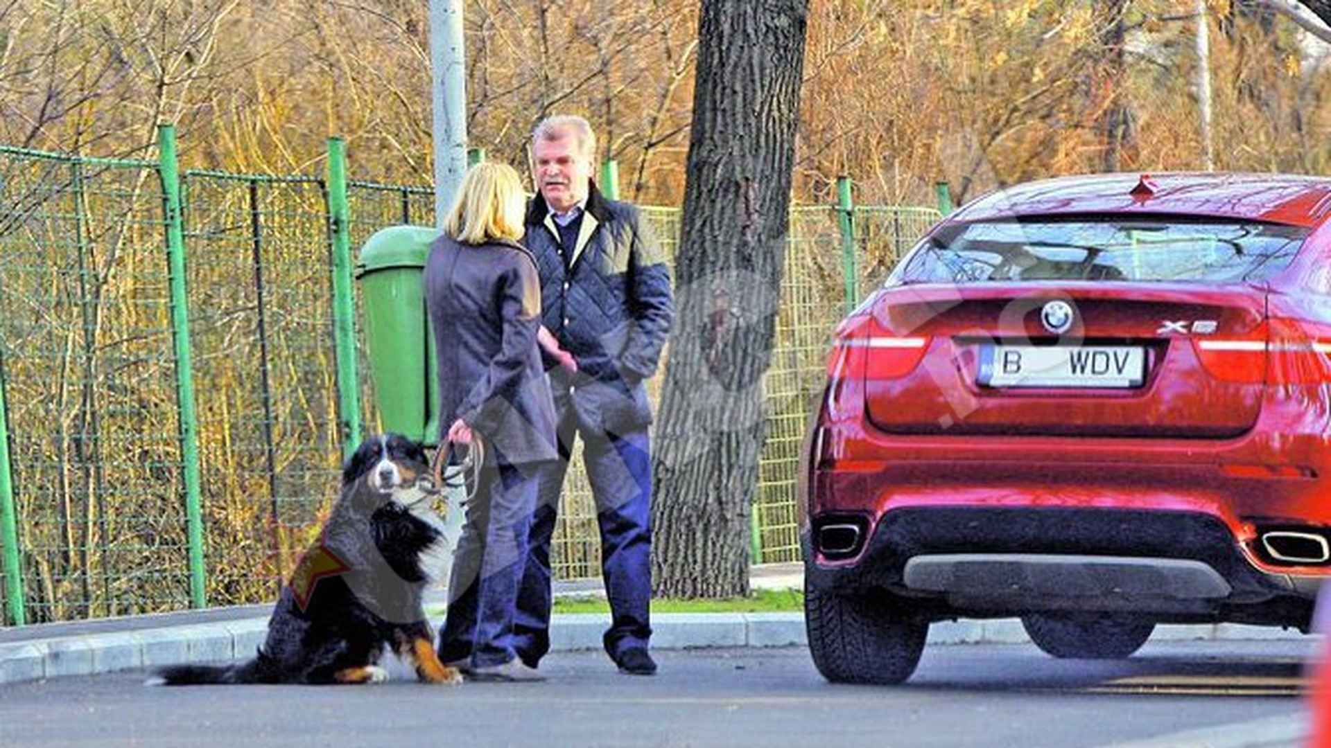 Ramas somer, Dinu Gheorghe are timp de suete. Oprire la "Vama" cu o blonda si un caine
