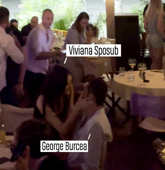 Viviana Sposub, George Burcea și ”soacra” lui s-au distrat, în club, la mare