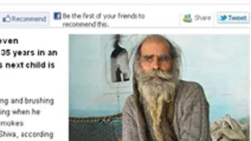 Incredibil, dar adevarat! Un barbat nu s-a mai spalat si nu s-a mai tuns de 37 de ani!