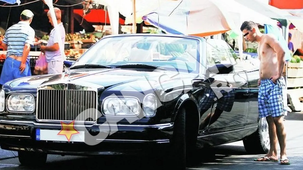 Curiosii au salivat langa bijuterie. Bibi Galan cara pepeni cu Rolls-ul de sute de mii de euro