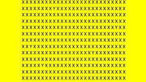 Test de inteligență | Depistați 5 "Y"-uri în maximum 7 secunde!