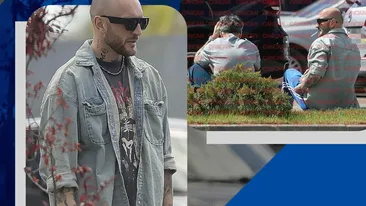 Ce a împărțit Cătălin Bordea pe bordură, cu țigara-n gură. Imagini epocale! Nu l-ai mai văzut așa nici când suferea, după divorțul de Livia!