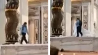 Scene incredibile la Bazilica Sfântul Petru din Vatican: Un român a vandalizat altarul principal