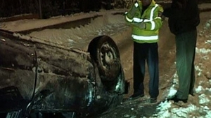 A zburat 20 de metri cu masina si s-a oprit pe faleza Dunarii