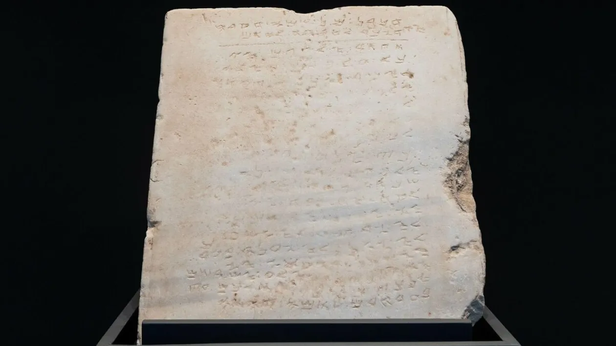 Cea mai veche piatră gravată cu cele 10 porunci a fost vândută la licitație. Suma uriașă plătită de cumpărător