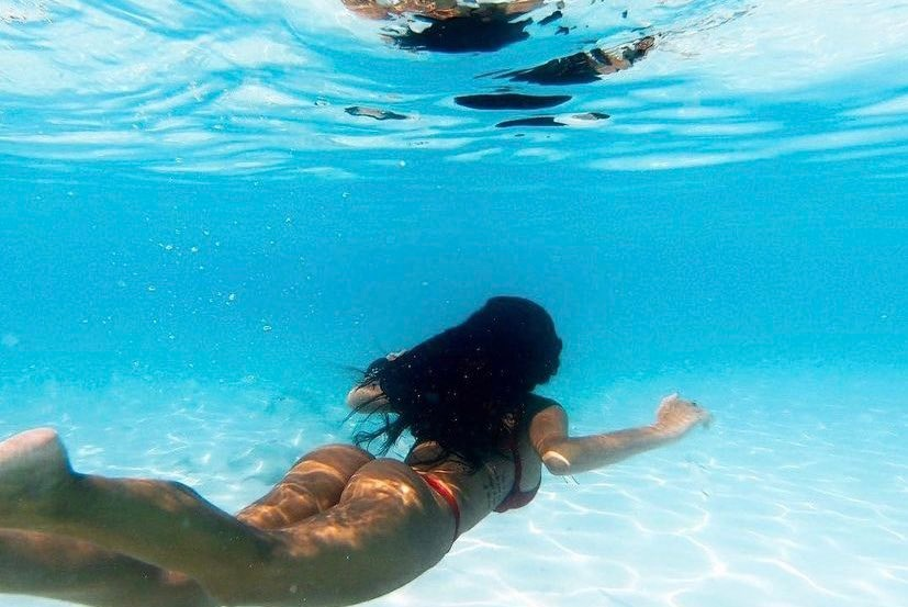 Daiana este îndrăgostită de apă / Sursă foto: Instagram.com