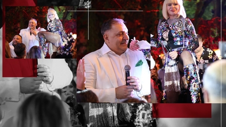 Artiștii de la mega-petrecerea lui Droopy, așa cum nu i-ai mai văzut! Loredana Groza a fost pofta inimii lui Vijelie pe mesele de la Brasserie