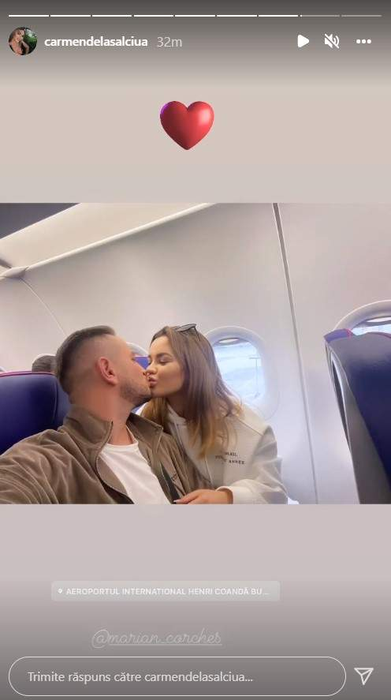 Carmen de la Sălciua și Marian Corcheș au plecat, din nou, în vacanță. Cum au fost surprinși în avion