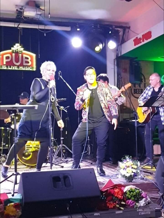 Silvia Dumitrescu, în concert. Foto: Facebook