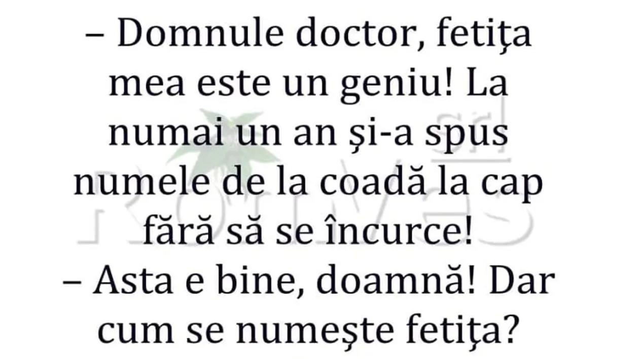 BANC | Fetița mea e un geniu! La numai un an, și-a spus numele de la coadă la cap, fără să se încurce