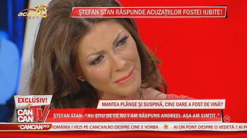 Râuri de lacrimi în platoul CancanTV! Ştefan Stan a izbucnit în plâns în direct, iar Ilinca nu a mai rezistat şi a cedat!
